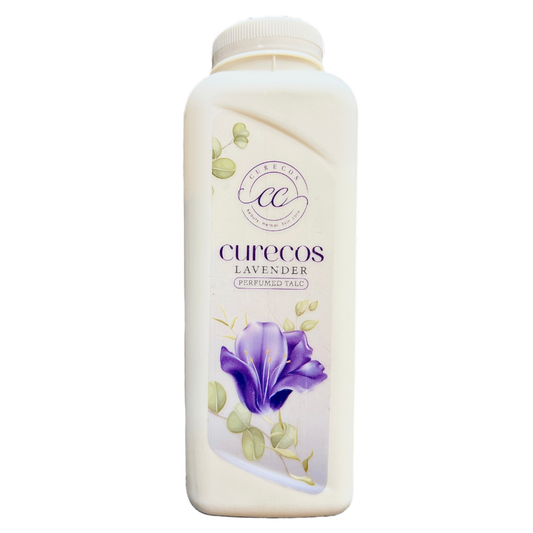 CURECOS LAVENDER PERFUMED TALC Glimm Glory