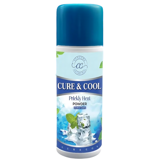 CURE & COOL PRICKLY HEAT POWDER EXTRA COOL Glimm Glory