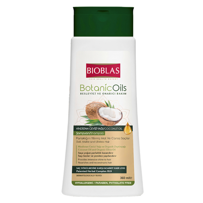 BIOBLAS BOTANIC OILS COCONUT OIL SHAMPOO 360Ml Glimm Glory