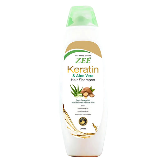 ZEE KERATIN AND ALOE VERA HAIR SHAMPOO Glimm Glory