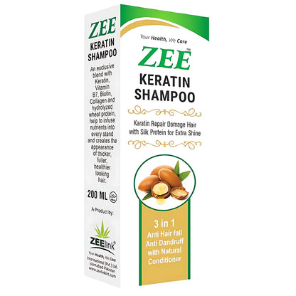 ZEE KERATIN SHAMPOO Glimm Glory