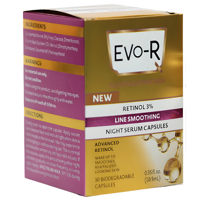 EVO R RETINOL 3% NIGHT SERUM CAPSULES Glimm Glory