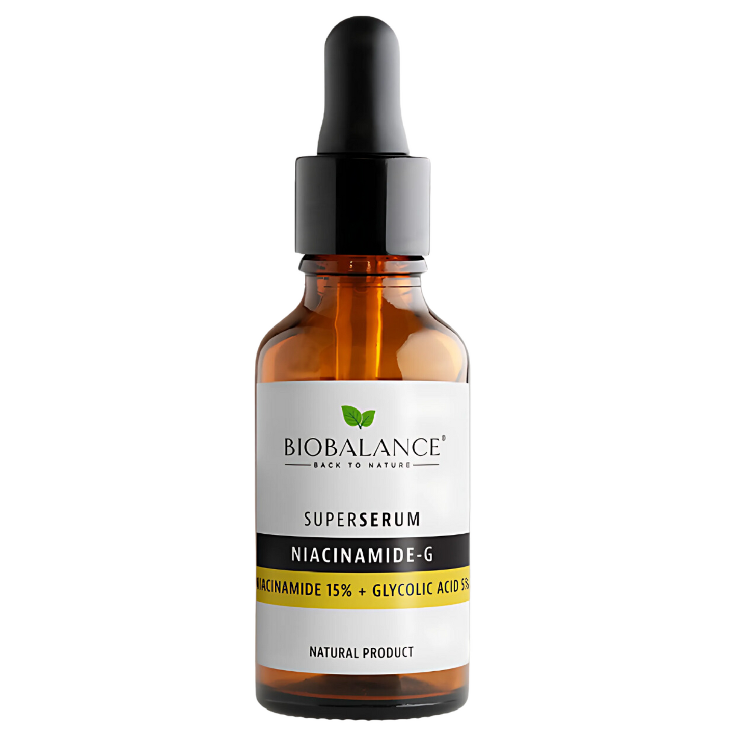 NATURAL NIACINAMIDE-G SUPER SERUM NIACINAMIDE 15% + GLYCOLIC ACID 5% SUPER SERUM Glimm Glory